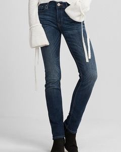 Mid rise skinny jeans